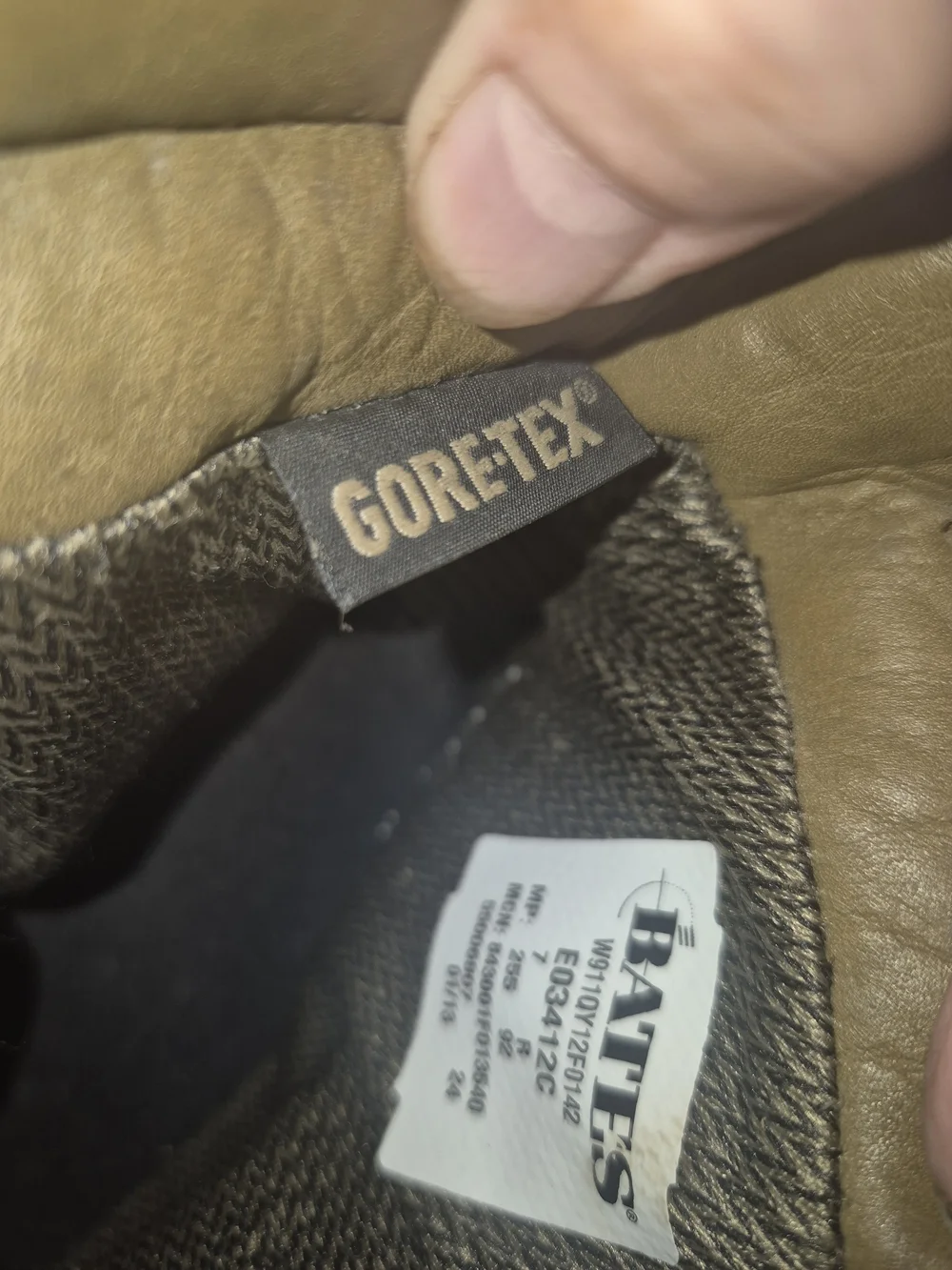 Bates Gore-Tex Brown Leather Tactical Boots